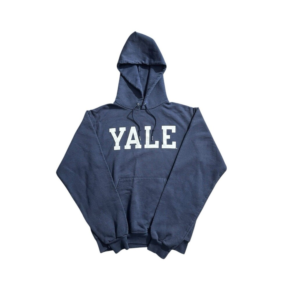 Vintage Champion Yale University Hoodie Sweatshirt Sz S Mexico See / Read Desc.